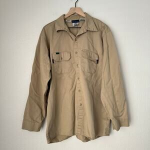 Workrite Mens Flame Resistant Longsleeve Shirt Indura Ultra Soft Size XL Utility